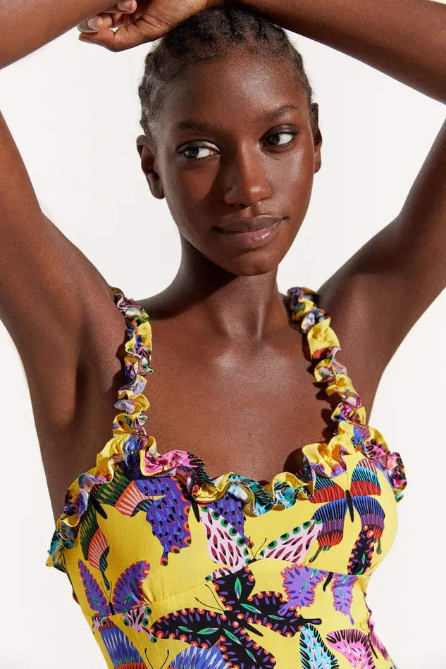 Butterfly Strap Dress Women Desigual Swimwear