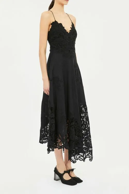 Dresses Women Ulla Johnson Brigitte Dress Noir