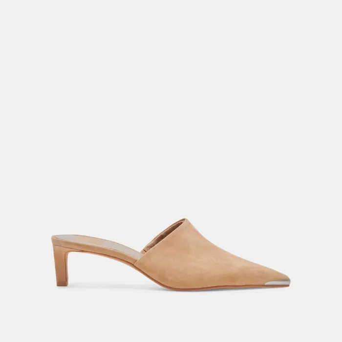 Heels Women Dolce Vita Lexy Heels Camel Suede