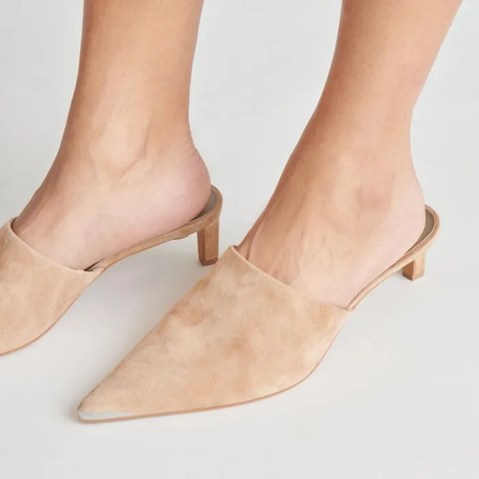 Heels Women Dolce Vita Lexy Heels Camel Suede
