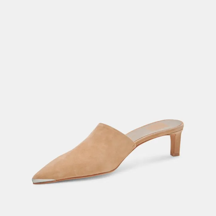 Heels Women Dolce Vita Lexy Heels Camel Suede