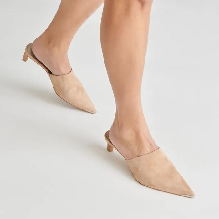 Heels Women Dolce Vita Lexy Heels Camel Suede