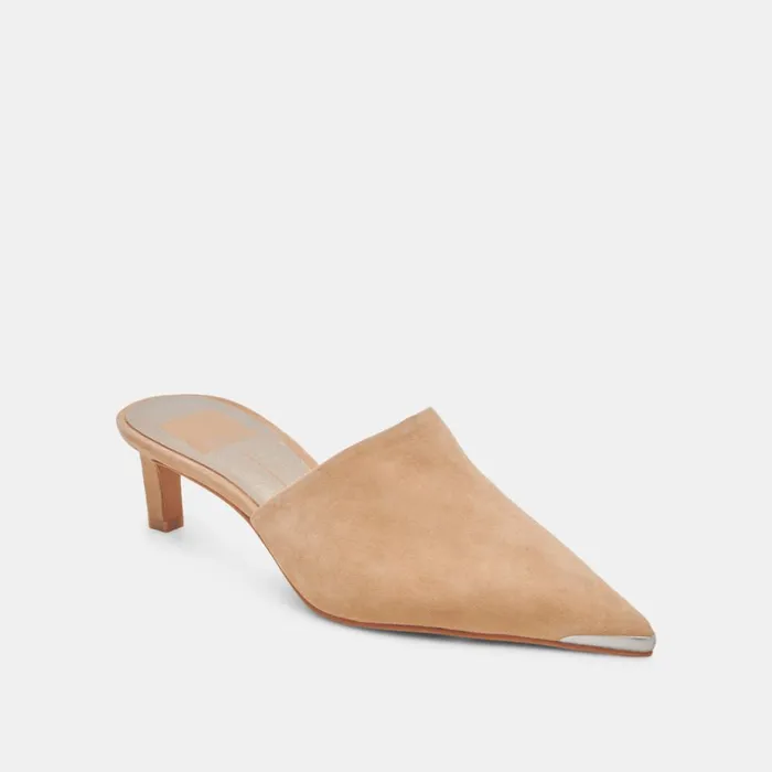 Heels Women Dolce Vita Lexy Heels Camel Suede