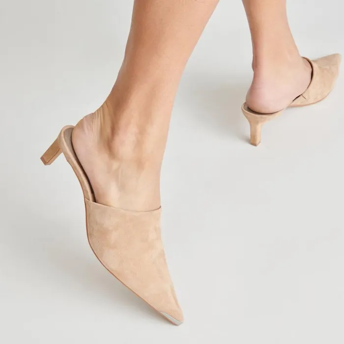 Heels Women Dolce Vita Lexy Heels Camel Suede