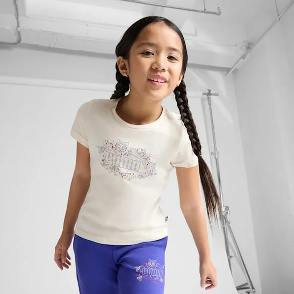Puma Kids Essentials Starry Safari Big 039 Tee Alpine Snow 8211 Kids