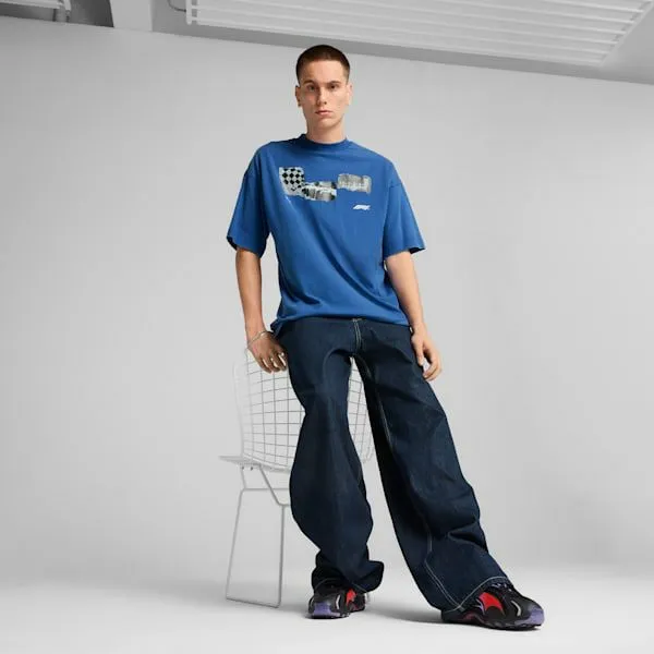 Puma TShirts and Tops F1 039s Graphic Tee Vivid Blue 8211 Men