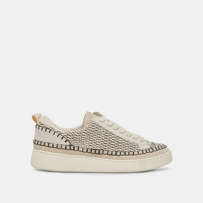 Sneakers Women Dolce Vita Nicona Sneakers Black Natural Raffia