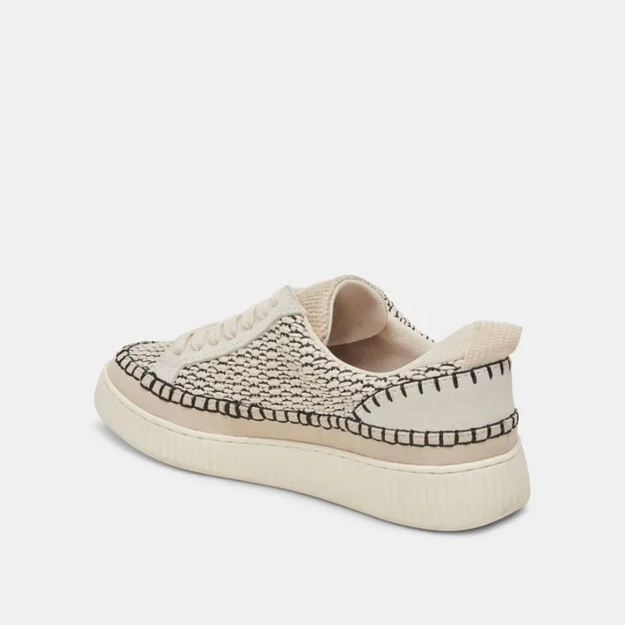 Sneakers Women Dolce Vita Nicona Sneakers Black Natural Raffia
