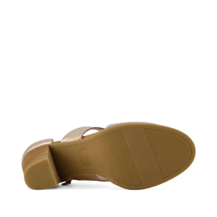 Toms Heels and Wedges Milan Closed Toe Heel Rose Gold Metallic Nappa Leather 8211 Women Toms Heels and Wedges Milan Closed Toe Heel Rose Gold Metallic Nappa Leather 8211 Women