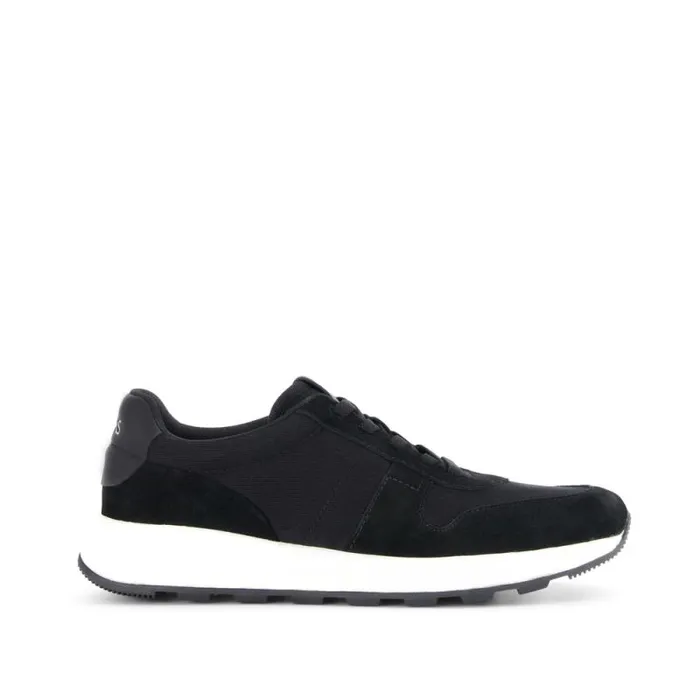 Toms Slip Ons TRVL LITE Retro Runner Sneaker Water Repellent Black Suede 8211 Men