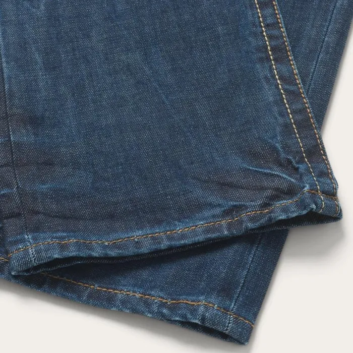 1312 Fit Jeans With Back Pocket Detail Blue Men Stetson Boot Cut