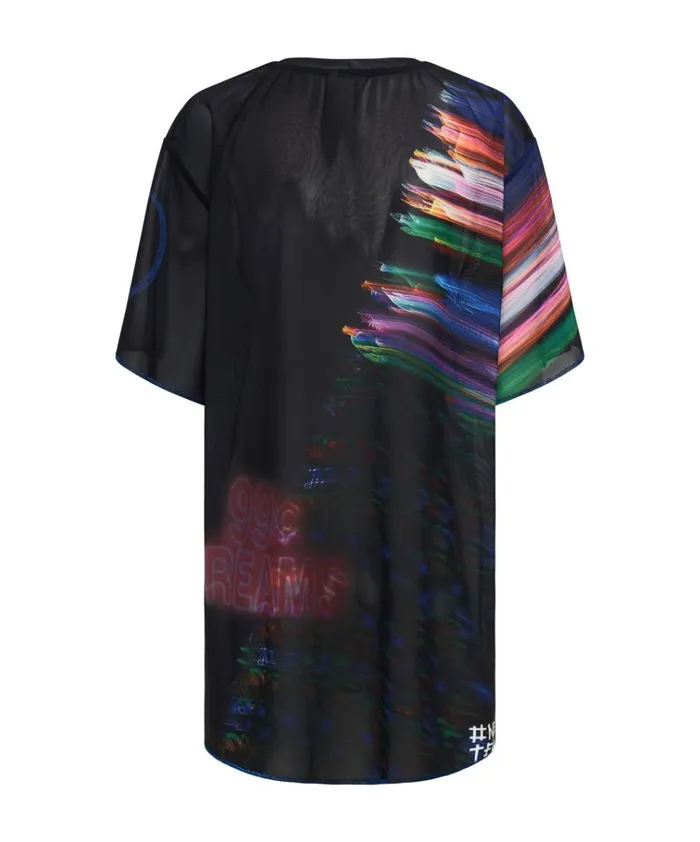 99 CENT DREAMS MESH TEE DRESS Women One Teaspoon Mini Dresses 99 CENT DREAMS MESH TEE DRESS Women One Teaspoon Mini Dresses
