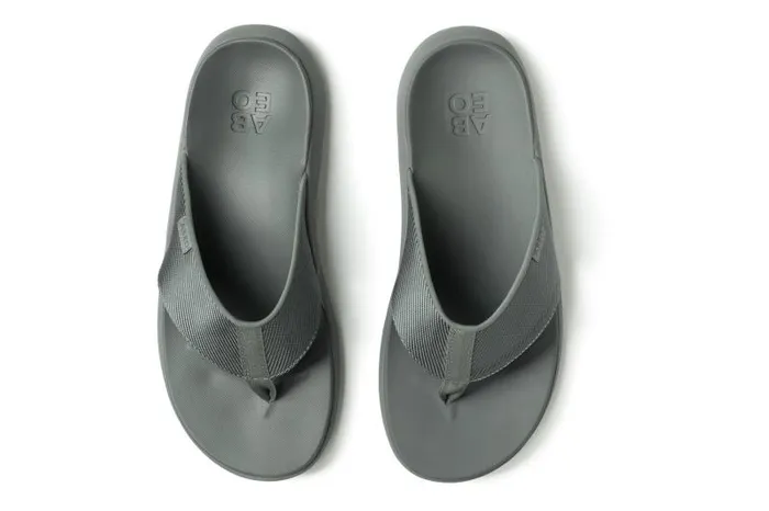 ABEO Alpha Grey Mens Abeo Sandals