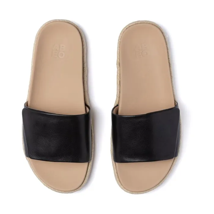 ABEO Isle Slide Metatarsal Black Womens Abeo Sandals