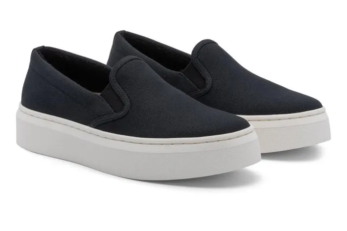 ABEO Jumpstreet Slip On Metatarsal Black Womens Abeo Sneakers