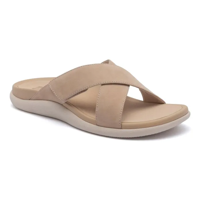 ABEO Laguna Slide Metatarsal Beige Womens Abeo Sandals