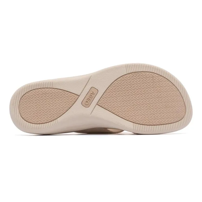 ABEO Laguna Slide Metatarsal Beige Womens Abeo Sandals