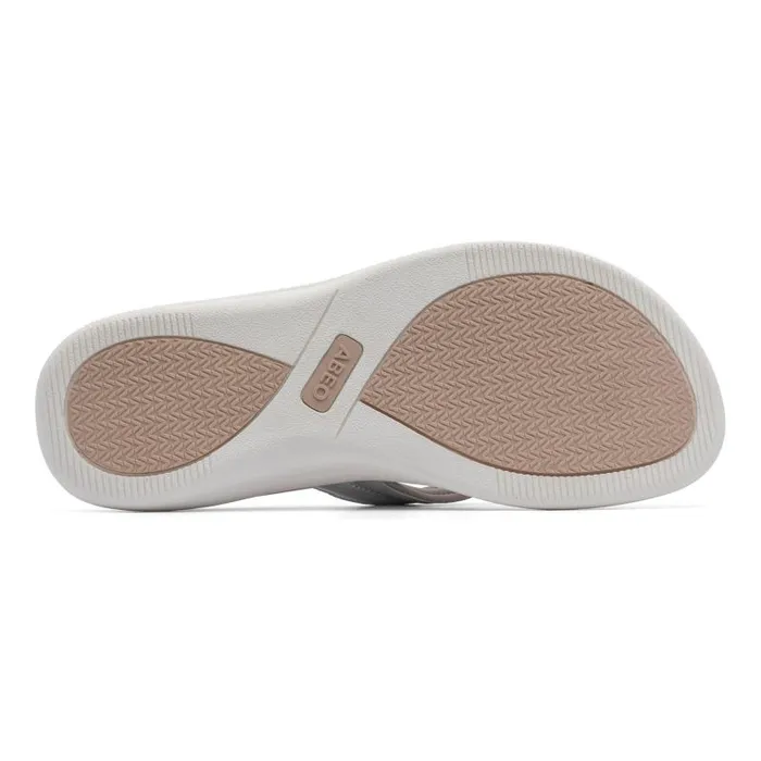 ABEO Laguna Thin Strap Grey Womens Abeo Sandals