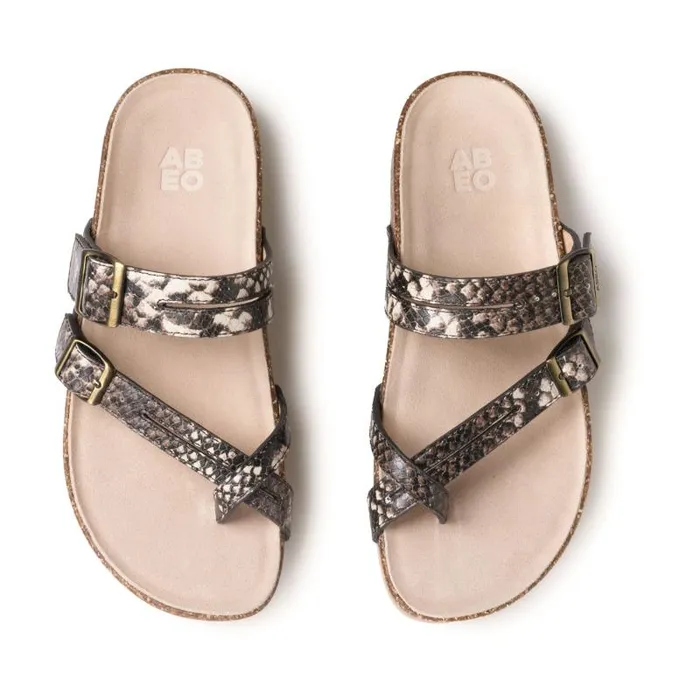ABEO Lanai Thong Sandal Animal Print Womens Abeo Sandals