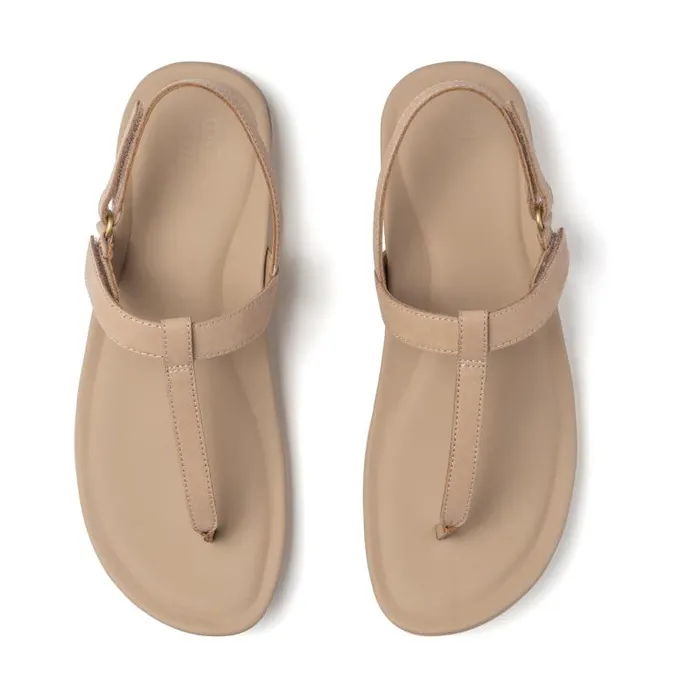 ABEO Oasis T Strap Metatarsal Brown Womens Abeo Sandals