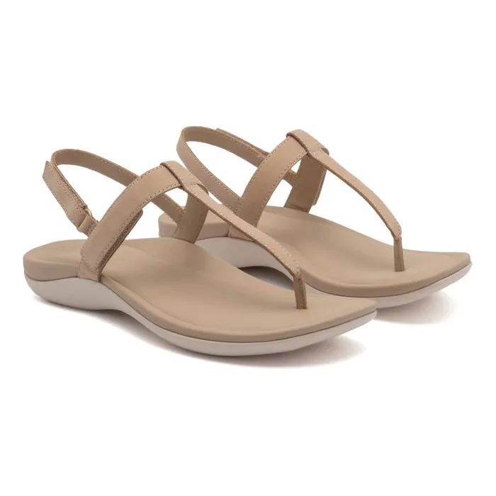ABEO Oasis T Strap Metatarsal Brown Womens Abeo Sandals