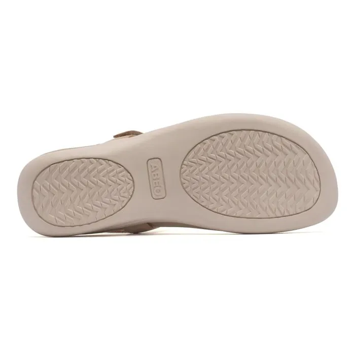 ABEO Oasis T Strap Metatarsal Brown Womens Abeo Sandals