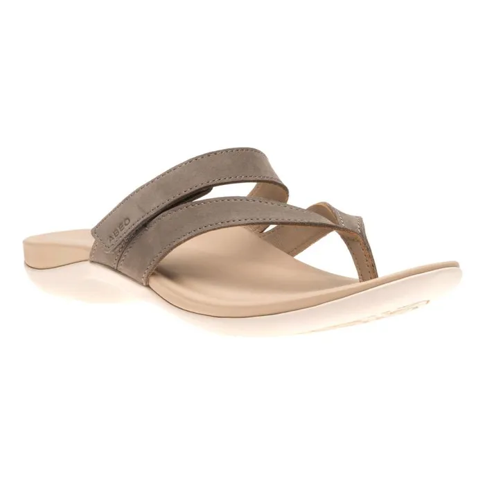 ABEO Oasis Thong Sandal Grey Womens Abeo Sandals