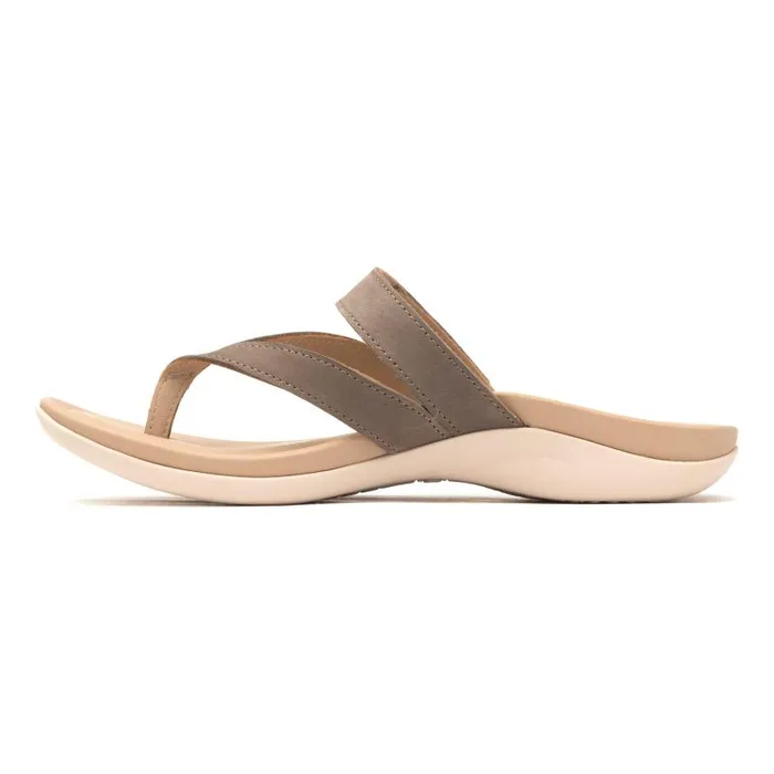 ABEO Oasis Thong Sandal Grey Womens Abeo Sandals