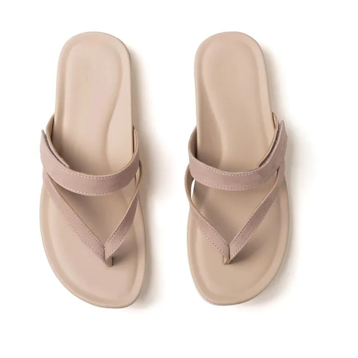 ABEO Oasis Thong Sandal Metatarsal Tan Womens Abeo Sandals