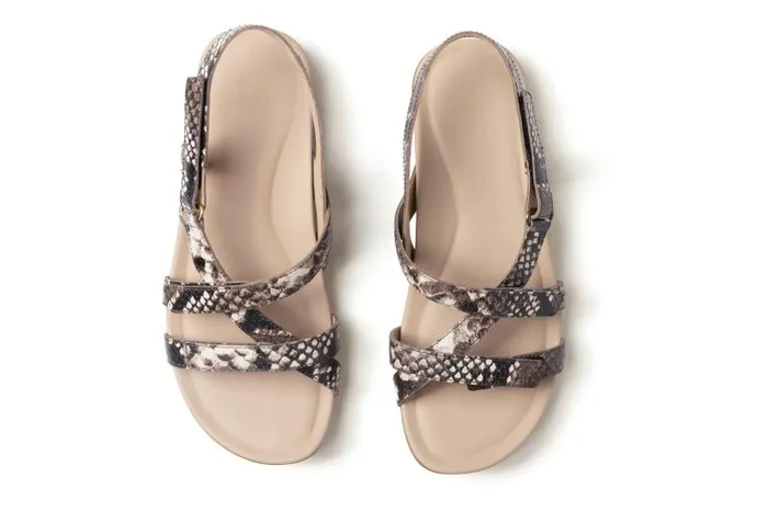 ABEO Ollie Animal Print Womens Abeo Sandals