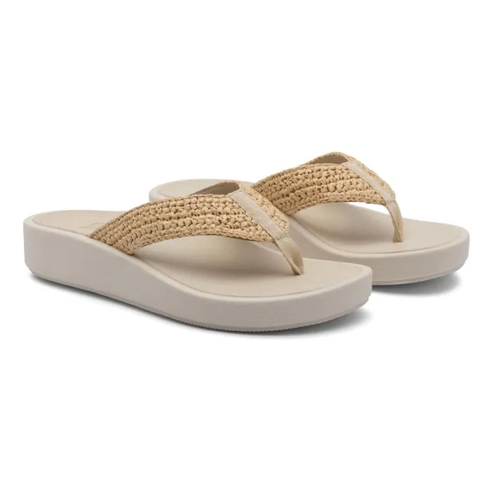 ABEO Paseo Thong Sandal Metatarsal Beige Womens Abeo Sandals