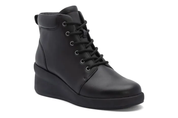 ABEO Passage Lace Up Black Womens Abeo Boots