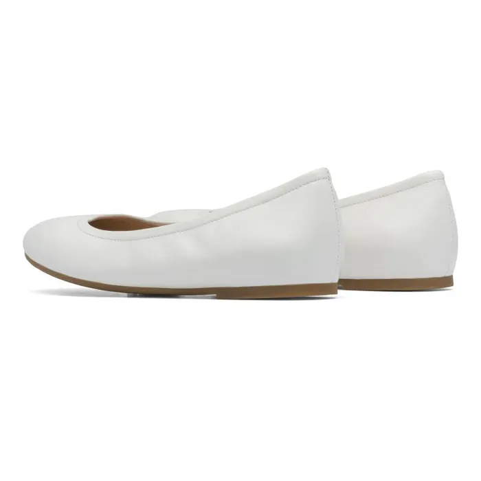 ABEO Promenade Flat Metatarsal White Womens Abeo Dress