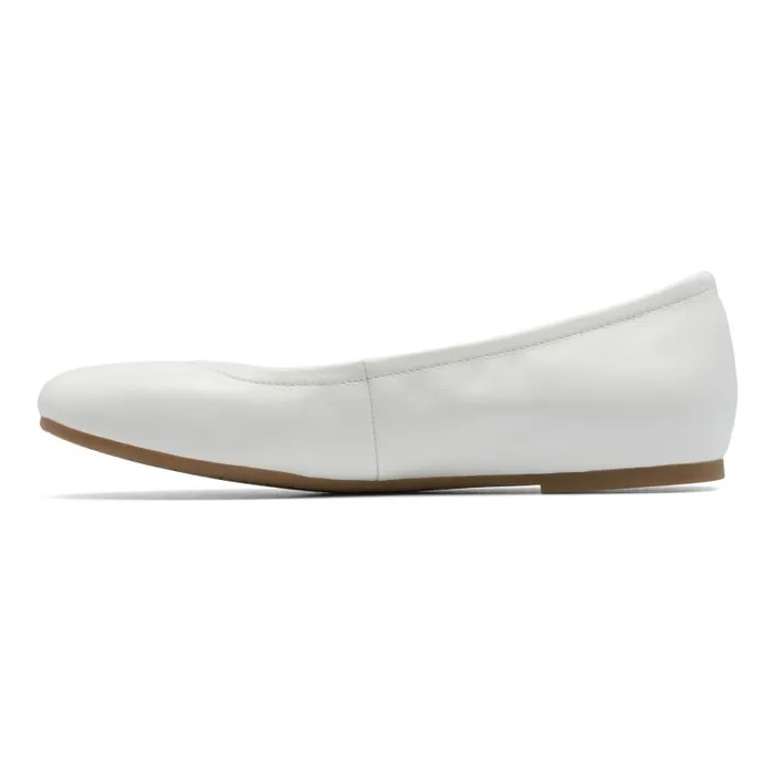 ABEO Promenade Flat Metatarsal White Womens Abeo Dress
