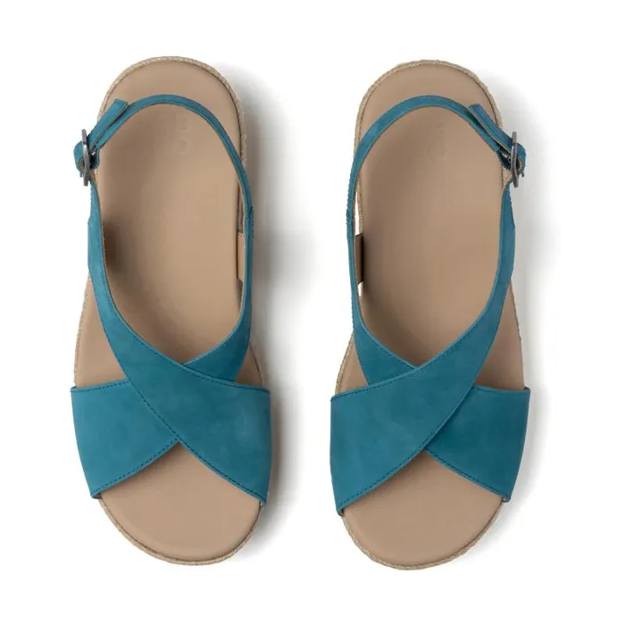ABEO Riviera Cross Metatarsal Green Womens Abeo Sandals