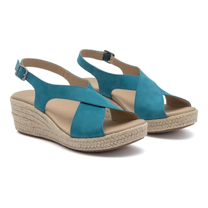 ABEO Riviera Cross Metatarsal Green Womens Abeo Sandals