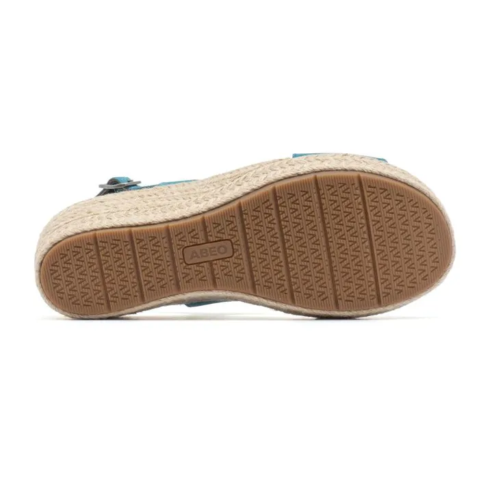 ABEO Riviera Cross Metatarsal Green Womens Abeo Sandals