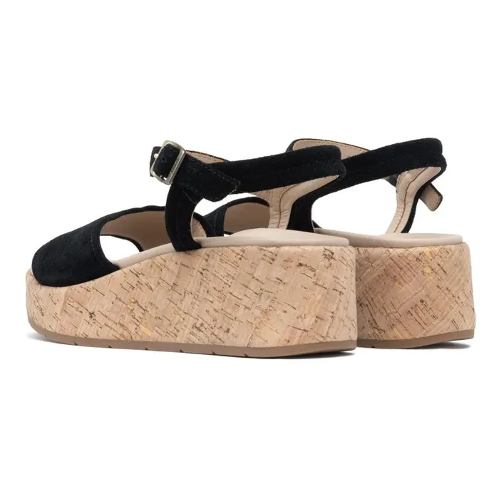 ABEO Solstice Buckle Sandal Black Womens Abeo Sandals