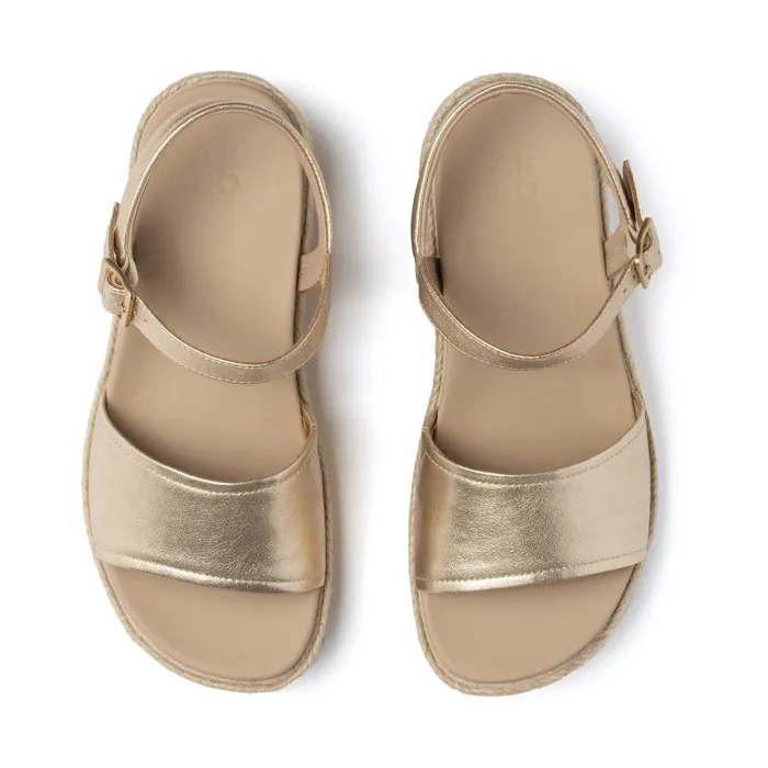 ABEO Solstice Buckle Sandal Metatarsal Gold Womens Abeo Sandals