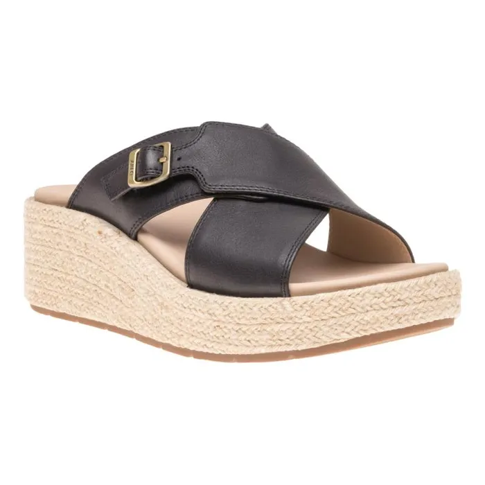 ABEO Solstice Cross Slide Metatarsal Black Womens Abeo Sandals