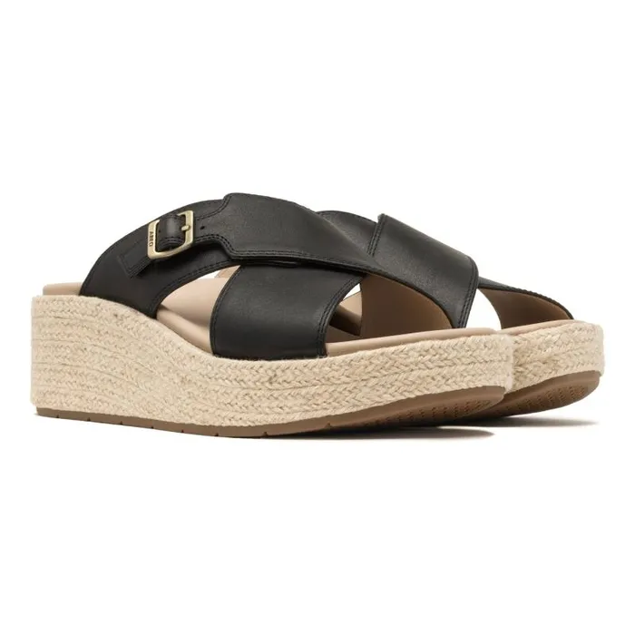 ABEO Solstice Cross Slide Metatarsal Black Womens Abeo Sandals