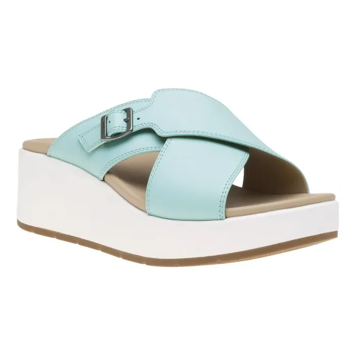 ABEO Solstice Cross Slide Metatarsal Green Womens Abeo Sandals