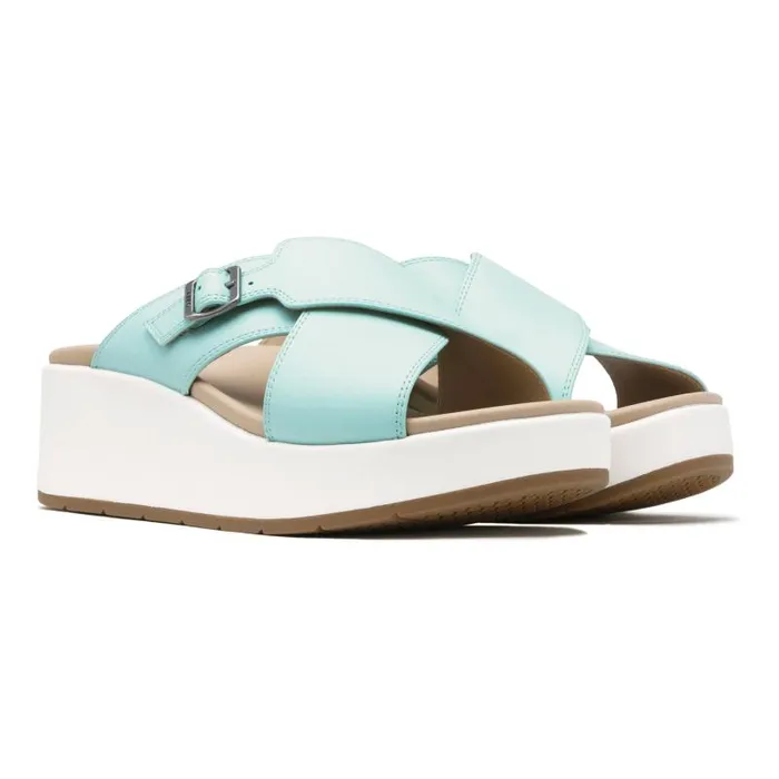 ABEO Solstice Cross Slide Metatarsal Green Womens Abeo Sandals