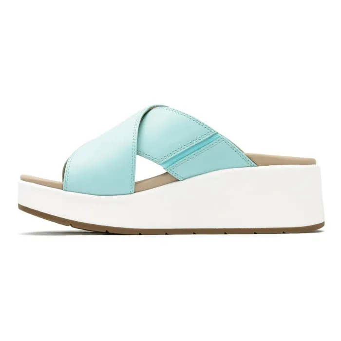 ABEO Solstice Cross Slide Metatarsal Green Womens Abeo Sandals