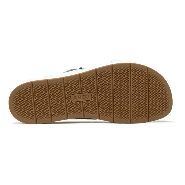 ABEO Solstice Cross Slide Metatarsal Green Womens Abeo Sandals