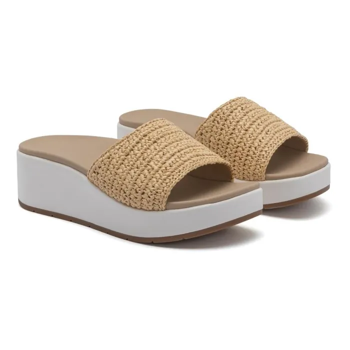 ABEO Solstice Slide Beige Womens Abeo Sandals