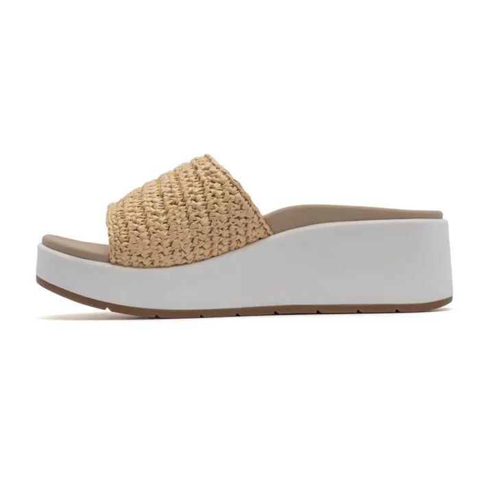 ABEO Solstice Slide Beige Womens Abeo Sandals