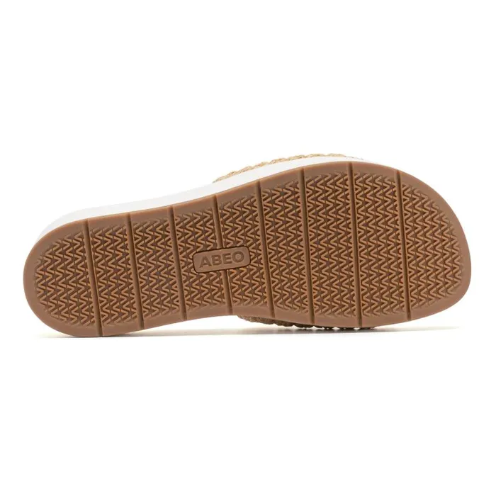 ABEO Solstice Slide Beige Womens Abeo Sandals