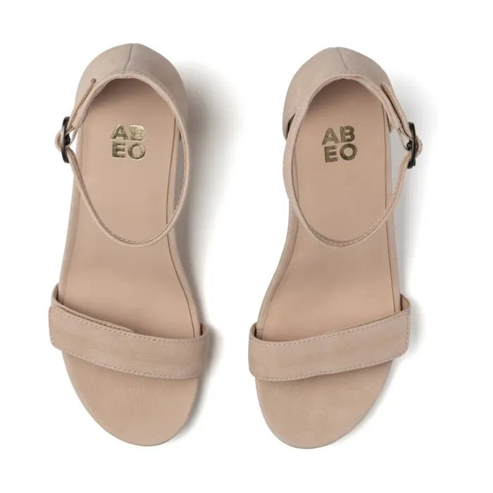 ABEO Tempo Strap Beige Womens Abeo Sandals