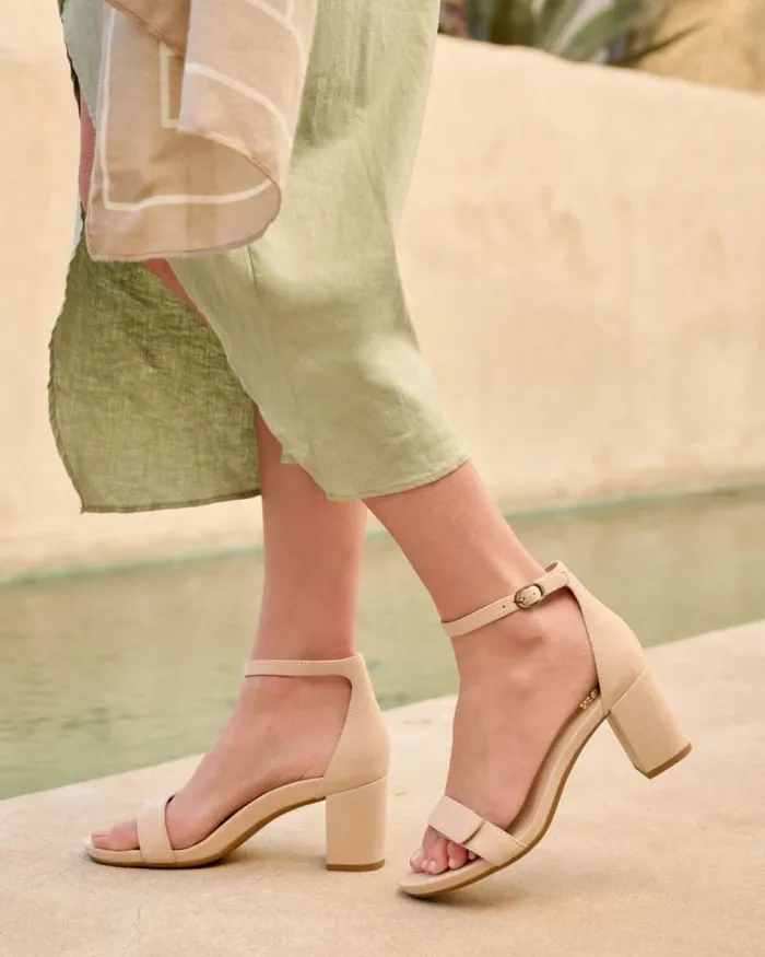 ABEO Tempo Strap Beige Womens Abeo Sandals